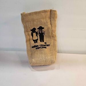 Amish Country Popcorn Burlap Bag